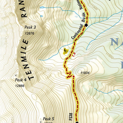 605 Frisco Local Trails (Miners Creek, Peak 5-6 Saddle, & Gold Hill Inset) Preview 3