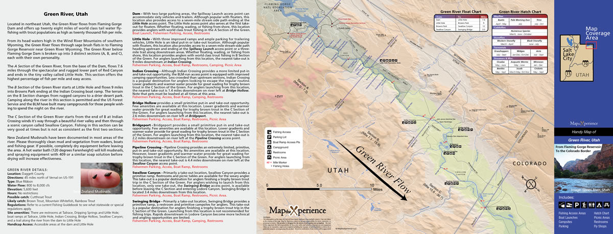 3 Maps of 2 Rivers and 1 Lake - Fish Utah Map by Map the Xperience ...