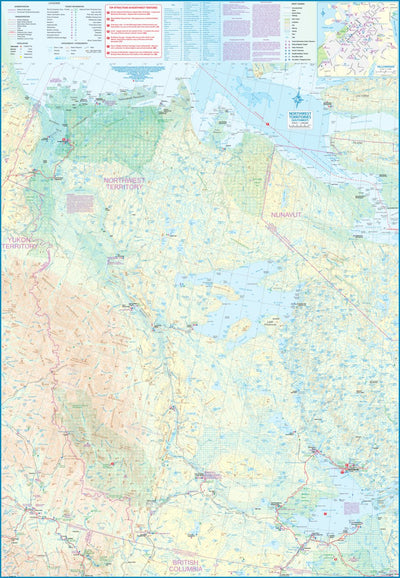 Northwest Territories Southwest 1:1,500,000 - ITMB Preview 1