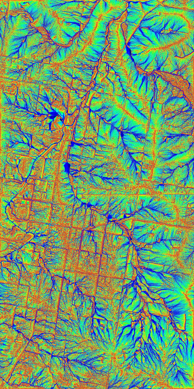 Tenterfield Topographic Wetness Index Preview 1