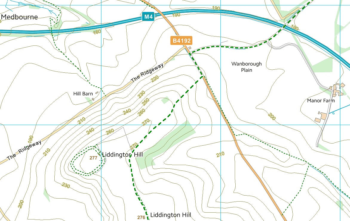 Ridgeway Trail 1:25k Map by Paul Johnson - Offline Maps | Avenza Maps