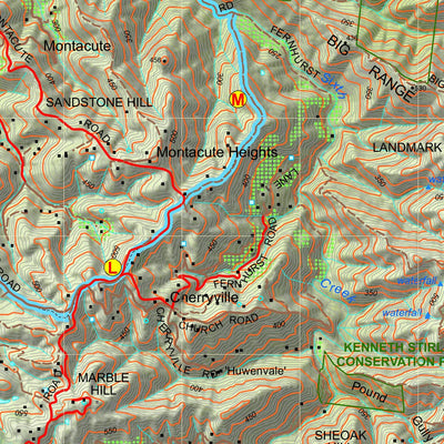 Heysen Trail map 2b - Bridgewater to Stone Hut Road Preview 3