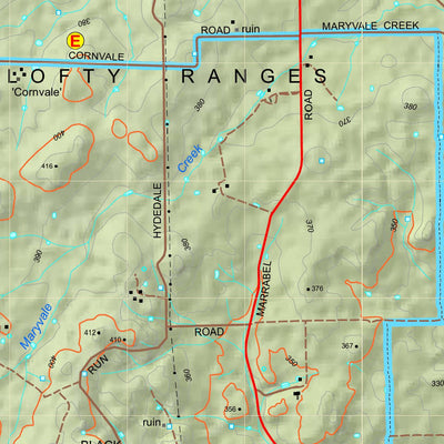 Heysen Trail map 3b - Kapunda to Marrabel Golf Course Preview 2