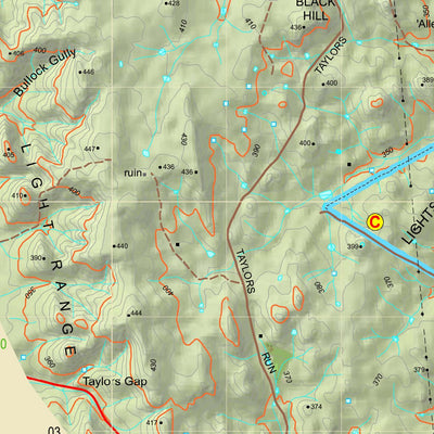 Heysen Trail map 3b - Kapunda to Marrabel Golf Course Preview 3