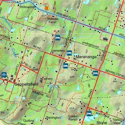 Heysen Trail map 3a - Tanunda to Kapunda Preview 3