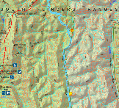 Heysen Trail map 6b - Melrose to Wilmington Preview 2