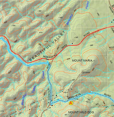 Heysen Trail map 6c - Wilmington to Woolshed Flat Preview 2