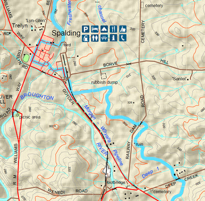 Heysen Trail map 4c - Hallett to Spalding Preview 2