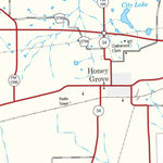 Caddo National Grassland, Forest Visitor Map, FVM Preview 2