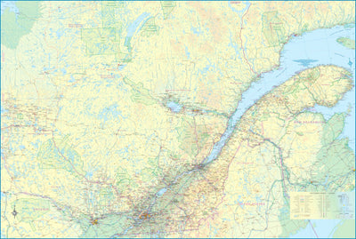 Quebec South 1:850,000 - ITMB Preview 1