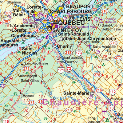 Quebec South 1:850,000 - ITMB Preview 3