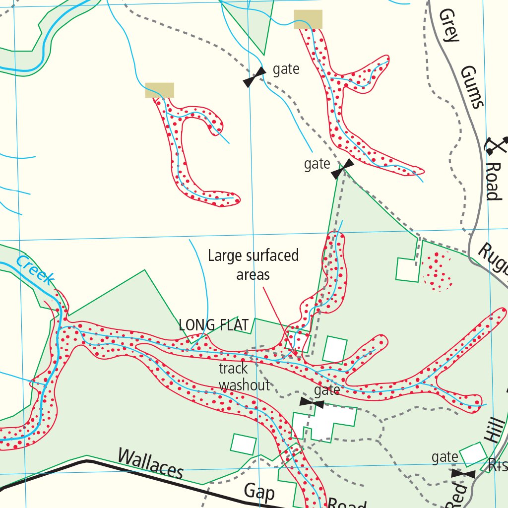 Majors Creek Goldfield Map by Doug Stone GOLD MAPS | Avenza Maps