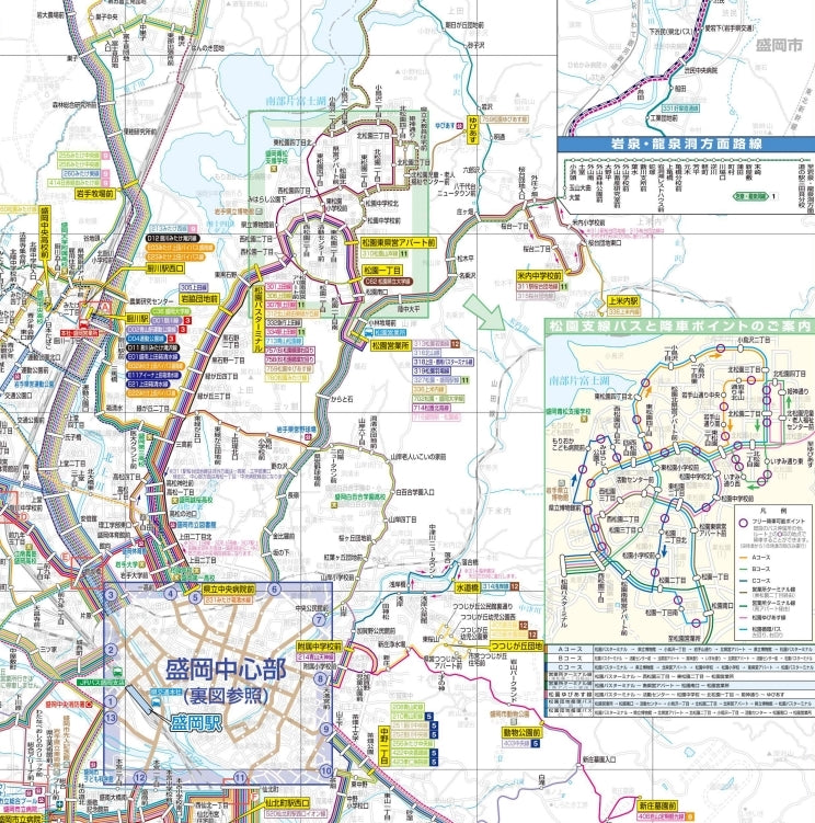盛岡市バス路線図 Map by Buyodo corp. | Avenza Maps