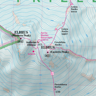Mount Elbrus 1:50 000 Preview 3