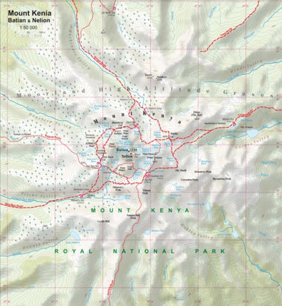 Mount Kenia 1:50 000 Preview 1