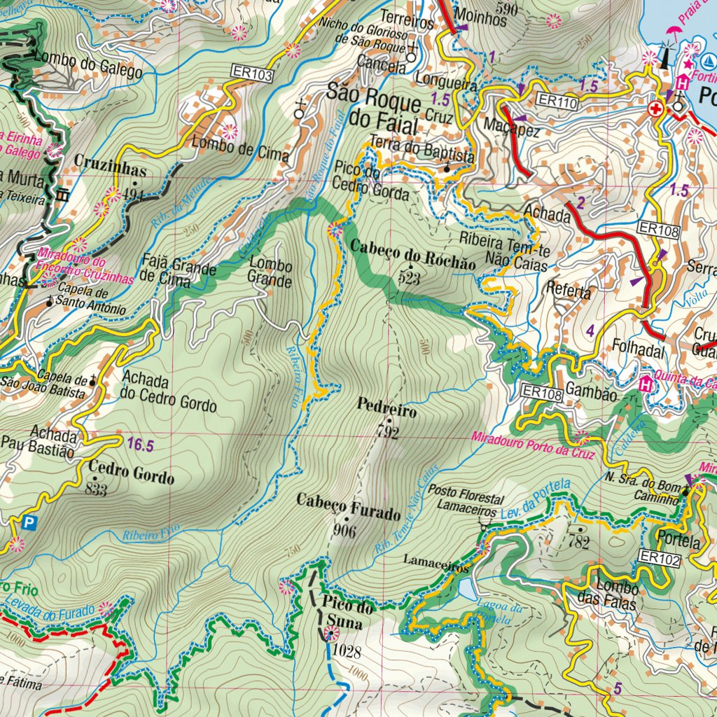 Madeira 1:50 000 Map by terraQuest | Avenza Maps