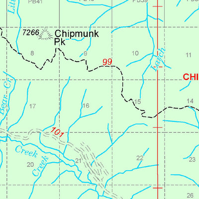 Flathead NF Visitor Map South 2018 Preview 2
