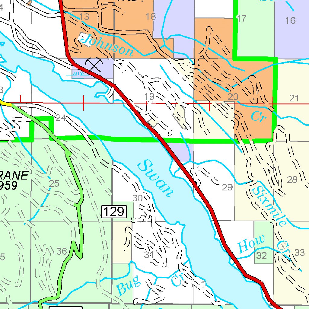 Flathead NF Visitor Map South 2018 by US Forest Service R1 | Avenza Maps