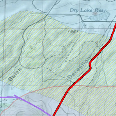 2018 GMU 11 Colorado Big Game (Elk/Mule Deer) Hunting Map (Habitat and range) Preview 3