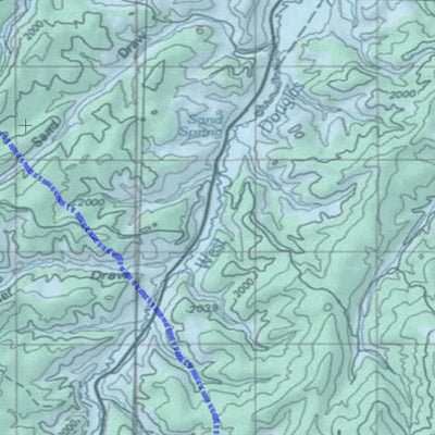 2018 GMU 21 Colorado Big Game (Elk/Mule Deer) Hunting Map (Habitat and range) Preview 2