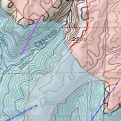 2018 GMU 32 Colorado Big Game (Elk/Mule Deer) Hunting Map (Habitat and range) Preview 3
