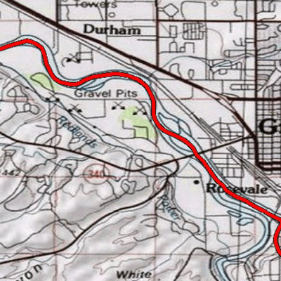 2018 GMU 40 Colorado Big Game (Elk/Mule Deer) Hunting Map (Habitat and range) Preview 3