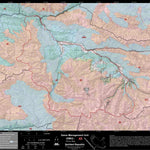 2018 GMU 43 Colorado Big Game (Elk/Mule Deer) Hunting Map (Habitat and range) Preview 1