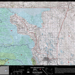 2018 GMU 9 Colorado Big Game (Elk/Mule Deer) Hunting Map (Habitat and range) Preview 1