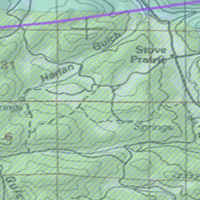 2018 GMU 9 Colorado Big Game (Elk/Mule Deer) Hunting Map (Habitat and range) Preview 3