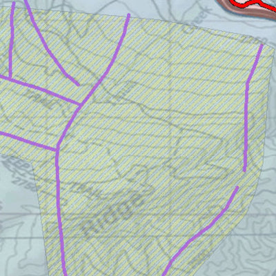 2018 GMU 44 Colorado Big Game (Elk/Mule Deer) Hunting Map (Habitat and range) Preview 3