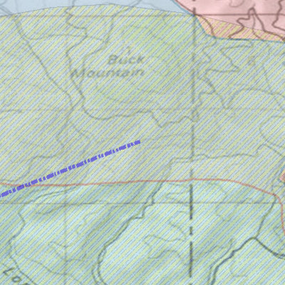 2018 GMU 5 Colorado Big Game (Elk/Mule Deer) Hunting Map (Habitat and range) Preview 3