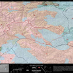 2018 GMU 46 Colorado Big Game (Elk/Mule Deer) Hunting Map (Habitat and range) Preview 1
