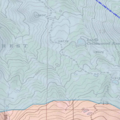 2018 GMU 361 Colorado Big Game (Elk/Mule Deer) Hunting Map (Habitat and range) Preview 2