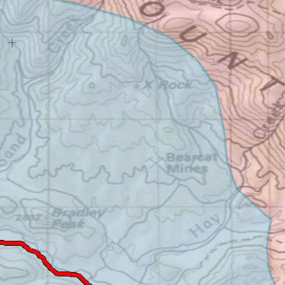 2018 GMU 501 Colorado Big Game (Elk/Mule Deer) Hunting Map (Habitat and range) Preview 2