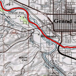 2018 GMU 30 Colorado Big Game (Elk/Mule Deer) Hunting Map (Habitat and range) Preview 3