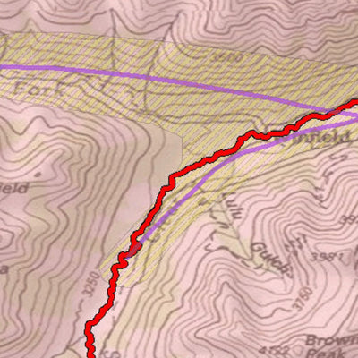 2018 GMU 48 Colorado Big Game (Elk/Mule Deer) Hunting Map (Habitat and range) Preview 3