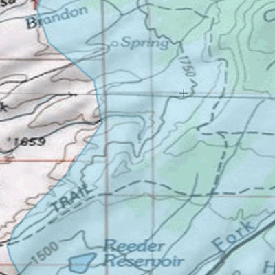 2018 GMU 41 Colorado Big Game (Elk/Mule Deer) Hunting Map (Habitat and range) Preview 2