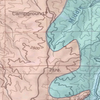 2018 GMU 51 Colorado Big Game (Elk/Mule Deer) Hunting Map (Habitat and range) Preview 2