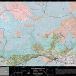 2018 GMU 581 Colorado Big Game (Elk/Mule Deer) Hunting Map (Habitat and range) Preview 1