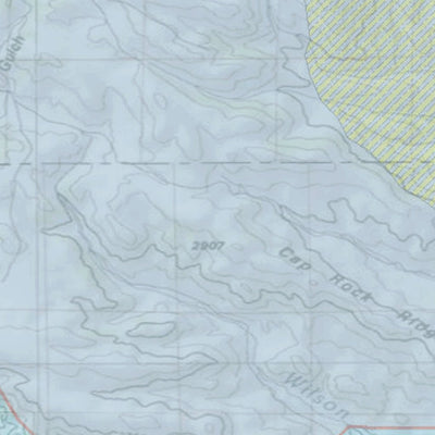 2018 GMU 581 Colorado Big Game (Elk/Mule Deer) Hunting Map (Habitat and range) Preview 2