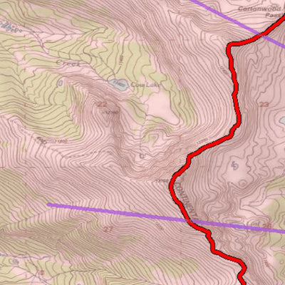 2018 GMU 481 Colorado Big Game (Elk/Mule Deer) Hunting Map (Habitat and range) Preview 3