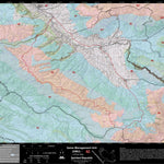 2018 GMU 62 Colorado Big Game (Elk/Mule Deer) Hunting Map (Habitat and range) Preview 1