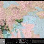 2018 GMU 500 Colorado Big Game (Elk/Mule Deer) Hunting Map (Habitat and range) Preview 1