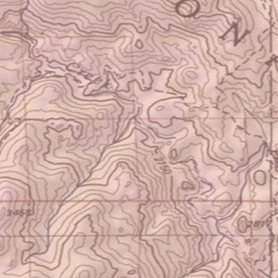 2018 GMU 50 Colorado Big Game (Elk/Mule Deer) Hunting Map (Habitat and range) Preview 3