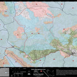 2018 GMU 58 Colorado Big Game (Elk/Mule Deer) Hunting Map (Habitat and range) Preview 1