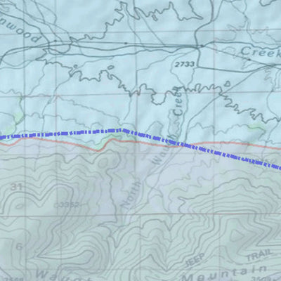 2018 GMU 58 Colorado Big Game (Elk/Mule Deer) Hunting Map (Habitat and range) Preview 2