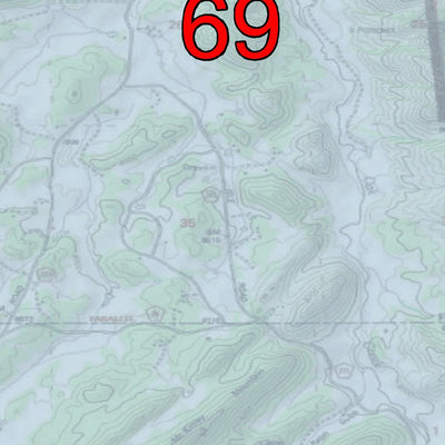 2018 GMU 69 Colorado Big Game (Elk/Mule Deer) Hunting Map (Habitat and range) Preview 2