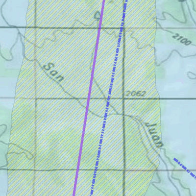 2018 GMU 741 Colorado Big Game (Elk/Mule Deer) Hunting Map (Habitat and range) Preview 3