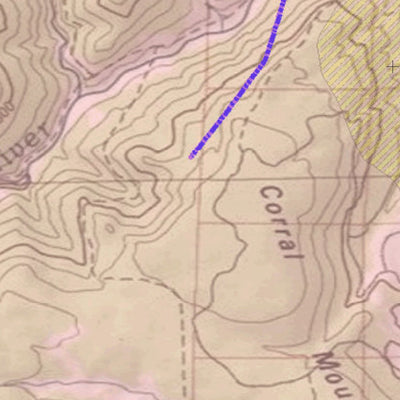 2018 GMU 77 Colorado Big Game (Elk/Mule Deer) Hunting Map (Habitat and range) Preview 2
