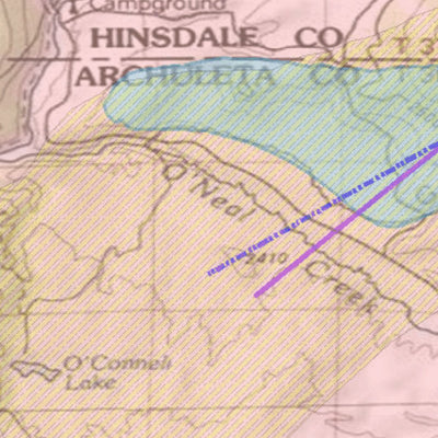 2018 GMU 77 Colorado Big Game (Elk/Mule Deer) Hunting Map (Habitat and range) Preview 3